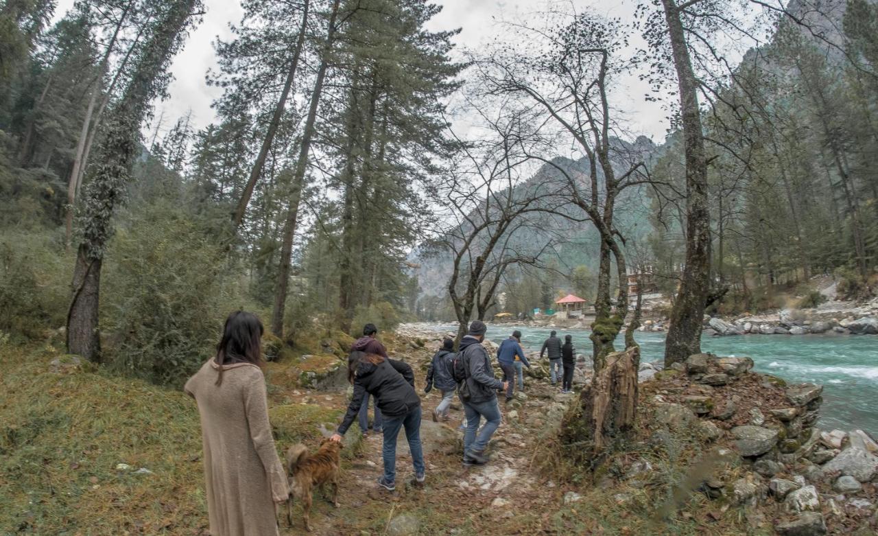 Parvati Kuteer Riverside Resort Kasol Kültér fotó