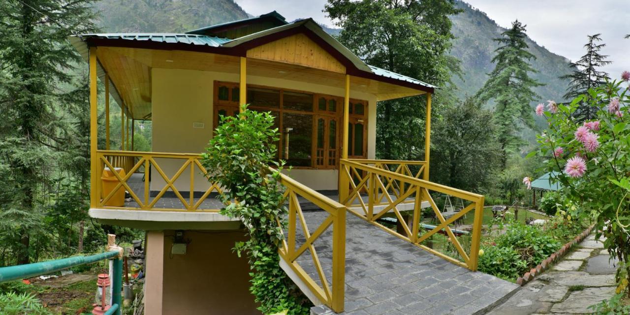 Parvati Kuteer Riverside Resort Kasol Kültér fotó