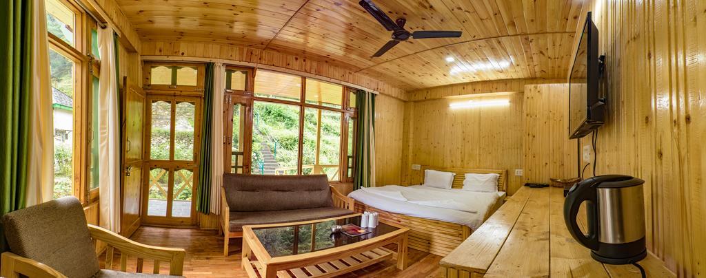 Parvati Kuteer Riverside Resort Kasol Kültér fotó